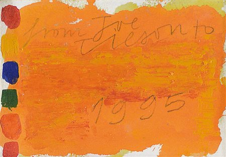 TILSON JOE Londra 1928Senza titolo, 1995tecnica mista su carta cm. 13x18,...