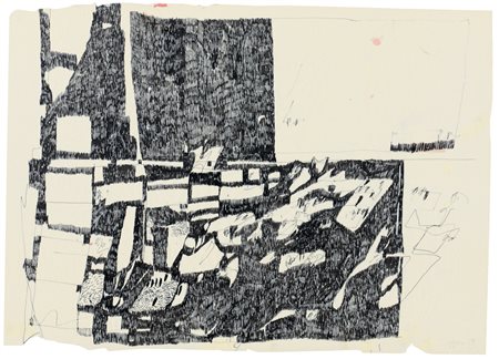 RUGGERI PIERO Torino 27/04/1930 - 14/05/2009Senza titolo, 1959china su carta...