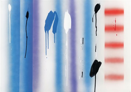 FINZI ENNIO Venezia 1931Senza titolotecnica mista su carta cm. 70x100, firma...