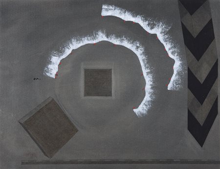 RODRIGUEZ LARRAIN EMILIO Lima (Peru') 1928Senza titolotecnica mista su carta...