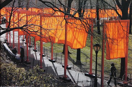 CHRISTO Gabrovo (Bulgaria) 13/06/1935The gates, Central Park, New York,...