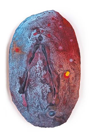 NUCARA RENZO Crema 1955Reperto, 2002resine e pigmenti su tavola cm. 50x30,...