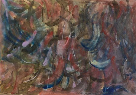 GUENZI COSTANTINO Milano 1926 - 1989Forme, 1985tecnica mista su cartoncino...