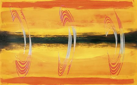 BACCARIN ANTONIO Cavarzare 1954Senza nome, 1990olio su tela cm. 50x80, firma,...