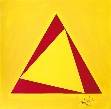 RIVA ERNESTO Carpi 30/05/1913 - ?Senza titolo, 1970olio su tela cm. 100x100,...