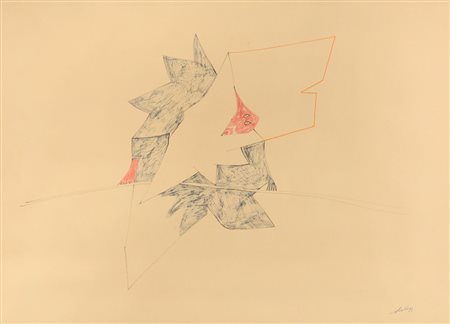 DOVA GIANNI Roma 08/01/1925 - Pisa 1991Senza titolopennarelli su carta cm....