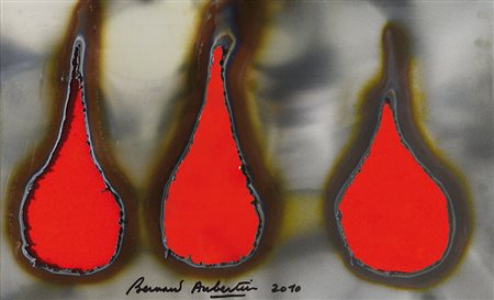 AUBERTIN BERNARD Fontenay aux Roses 1934Fer brulè, 2010lamiera bruciata cm....