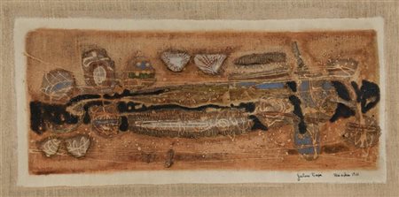 POMPA GAETANO Forenza (PZ) 1933 - 1998Senza titolo, 1960tecnica mista su tela...