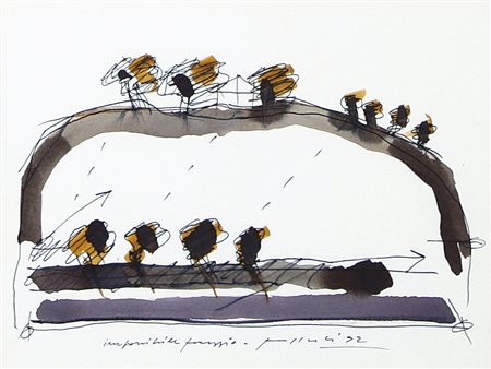 POZZATI CONCETTO Vo' Vecchio (Pd) 01/12/1935Impossibile paesaggio,...