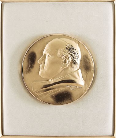 DONIZETTI MARIO Bergamo 23/01/1932Il volto del Papa, 1998piatto ad...