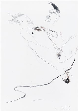 TROTTI ALESSANDRO Monte Urano (AP) 25/01/1934Figuretecnica mista su carta cm....