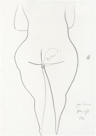 MANFREDI ALBERTO Reggio Emilia 1930Senza titolo, 1996matita su carta cm....