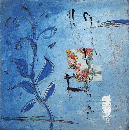 GIOVAGNOLI LUCA Rimini 1963Composizione, 2001tecnica mista e collage su tela...