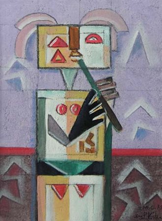 KODRA IBRAHIM Ishmi (Albania) 1918 - Milano 08/02/2006Idolo suonatore,...