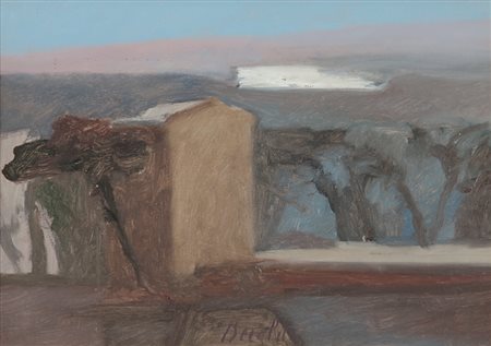 BERALDO FRANCO Meolo (Ve) 1944Paesaggioolio su tela cm. 25x35, firma in basso...