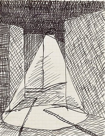 SALVO Leonforte (En) 22/05/1947Notturno, 1980matita su carta cm. 19x15, firma...