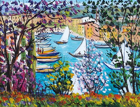 IALENTI ANTONIO Campobasso 12/07/1937Portofino, 2000olio su tela cm. 30x40,...