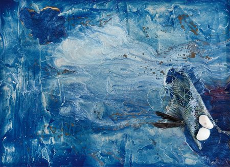 CAIMI CRISTINA Milano 02/10/1970Sognando, 2013materia e resina cm. 45x55,...