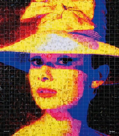 MURGIA MARIA Ossi (SS) 1935Omaggio a Audrey Hepburn, 2013fotomosaico digitale...