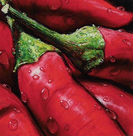 ALMÀ CH Sarroch (Ca) 12/03/1956Saraacrilico su tela cm. 50x50x4, firma e...