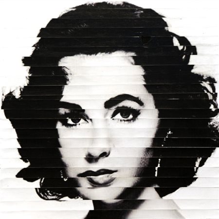 Jonathan Allen Liz close up, 2010 Tecnica mista su tela,cm. 45x45. Autentica...