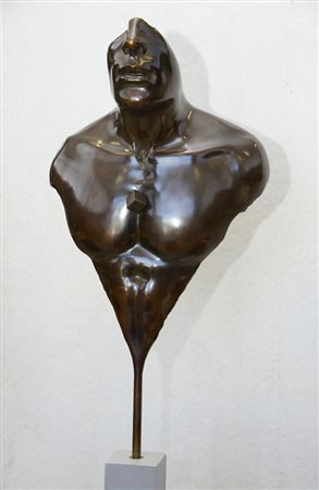 Eppe de Haan PENSATORE, 2005 scultura in bronzo, h.45 cm., tiratura 2/8....