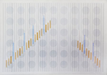 Carlo Nangeroni SENZA TITOLO, Anni ’70 Tecnica mista su carta, cm.70,5x100....