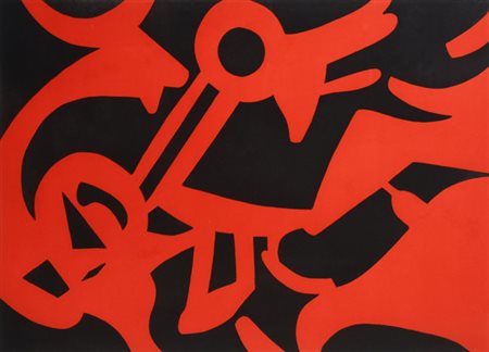 Carla Accardi SENZA TITOLO Acquatinta acquaforte, cm. 70x100. Tiratura P.A....