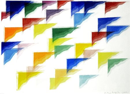 Piero Dorazio SENZA TITOLO, 1988 Acquatinta a più lastre, cm. 50x70....