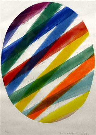 Piero Dorazio SENZA TITOLO, 1988 Acquatinta a più lastre, cm. 70x50....