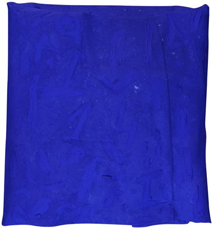 Cesare Berlingeri OLTREMARE, 2002 Acrilico e pigmento su tela piegata, cm....