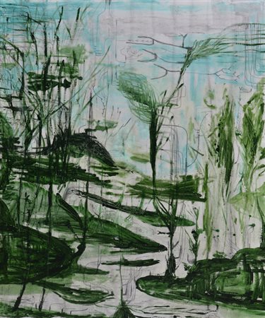 Pierluigi Pusole IO SONO DIO, 1998 Acrilico su tela, cm. 90x75. Opera firmata...