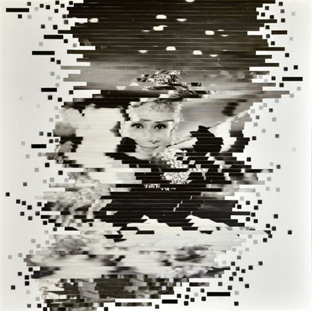 Jonathan Allen AUDREY ALL SMILES, 2011 Tecnica mista su tela, cm. 101x101....