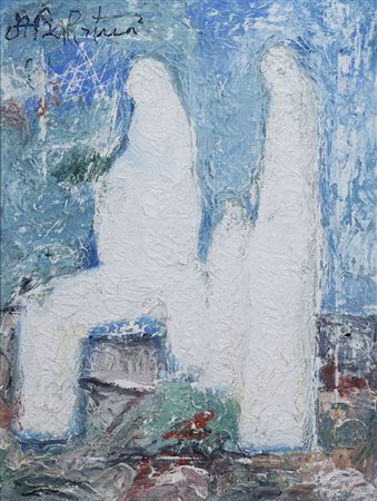 Angelino Balestrieri VESTALI Olio su tela ,cm. 61X46. Firma in alto a...