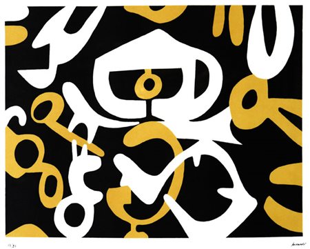 Carla Accardi SENZA TITOLO Acquatinta acquaforte, cm. 56x76. Tiratura 13/90...