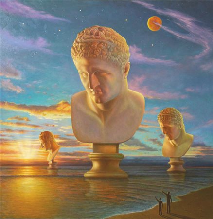 Antonio Nunziante QUESTO E’ L’UOMO, 2008 Olio su tela, cm. 150x150. Opera...