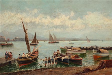 Vincenzo Canino (Napoli 1892-1978)  - Mergellina, Napoli