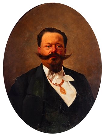 Scuola del secolo XIX - Ritratto di Vittorio Emanuele II