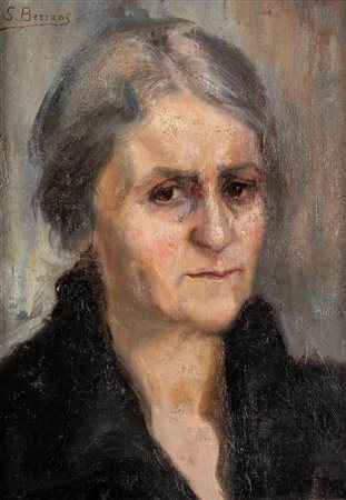Stefano Bersani (Melegnano 1872-Lora 1914)  - Ritratto femminile