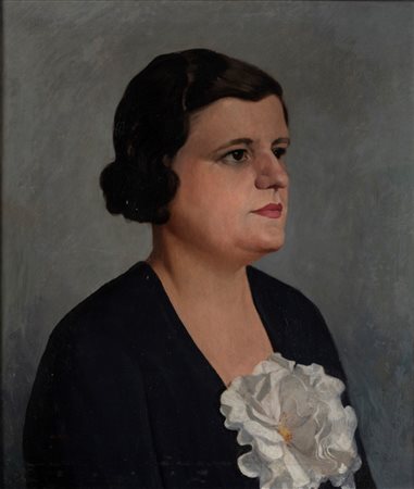 Adolfo Rolla (Buenos Aires 1899-Torino 1967)  - Ritratto femminile