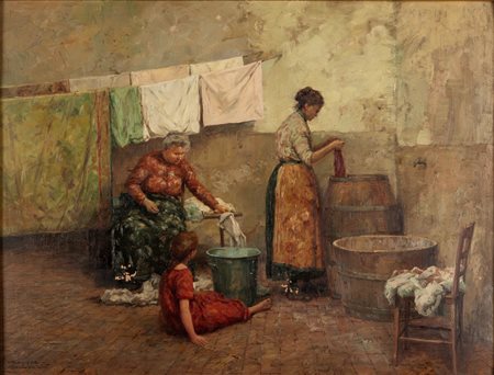 Giuseppe Gheduzzi (Crespellano 1889-Torino 1957)  - Allegoria delle tre età