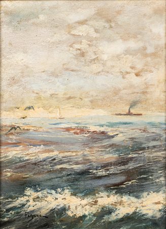 Andrea Figari (Sassari 1858-Genova 1945)  - In navigazione