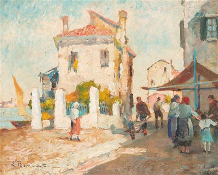 Eugenio Bonivento (Chioggia 1880-Milano 1956)  - Vita a Chioggia