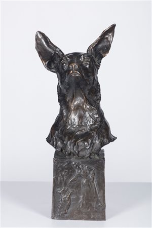 Raffaello Romanelli (Firenze 1856-Firenze 1928)  - L'amico fedele