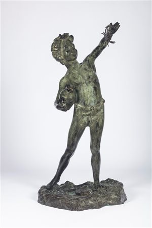 Giovanni De Martino (Napoli 1870-1935)  - Pescatorello