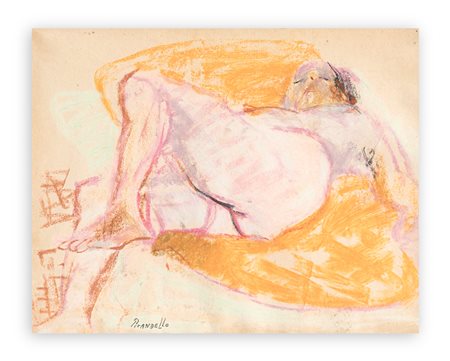 FAUSTO PIRANDELLO (1899-1975) - Nudo sdraiato, 1952 circa