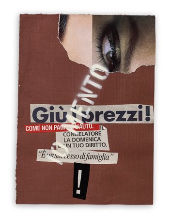 WILLIAM XERRA (1937) - Giù i prezzi!, 2005
