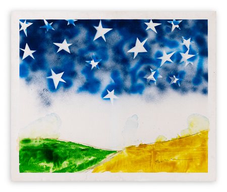 MARIO SCHIFANO (1934-1998) - Senza Titolo, anni '70