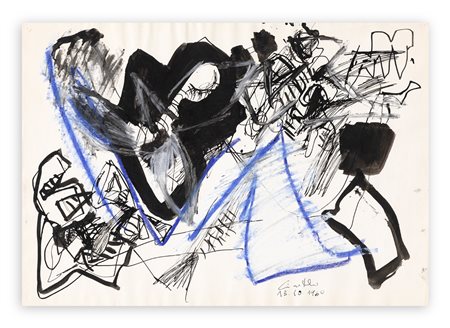 CLAUDIO CINTOLI (1935-1978) - Senza Titolo, 1960