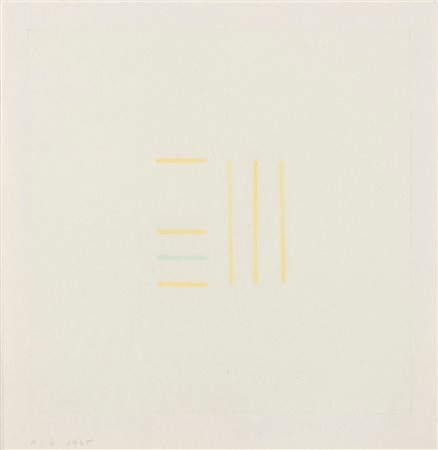 Antonio Calderara (Abbiategrasso 1903-Lago d'Orta 1978)  - Senza titolo, 1975